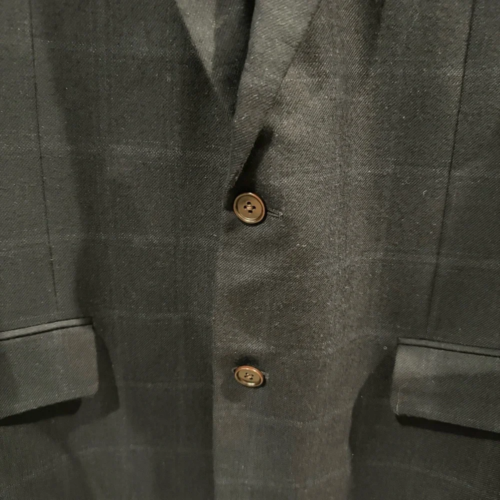 Brooks Brothers E.Thomas Madison Windowpane Sport Coat Blazer Cashmere/wool 42 L